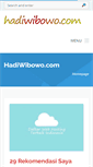 Mobile Screenshot of hadiwibowo.com
